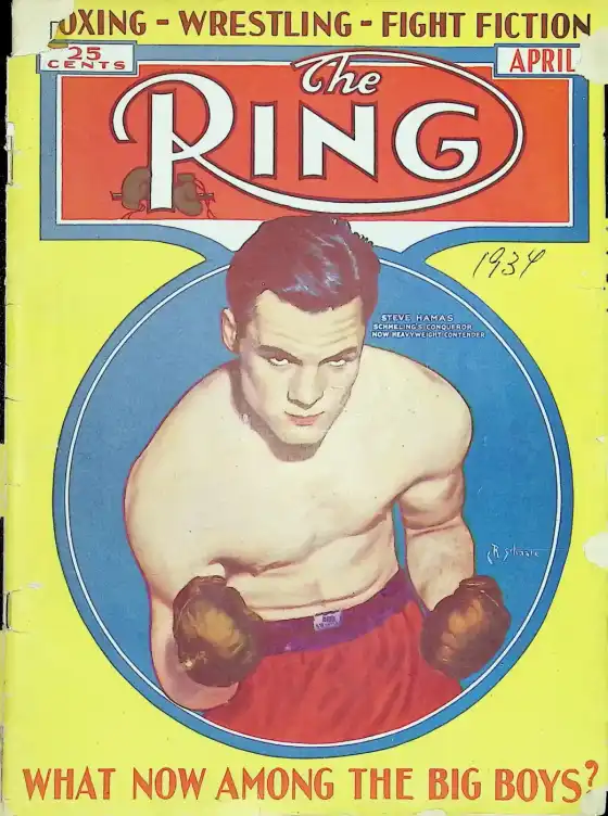 The Ring, April 1934 cover