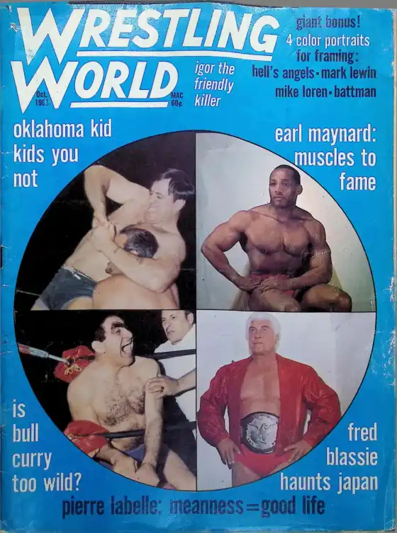 Wrestling World, October 1968 cover