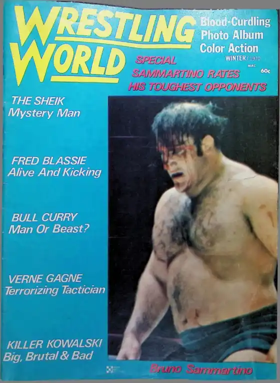 Wrestling World, Winter 1970 cover