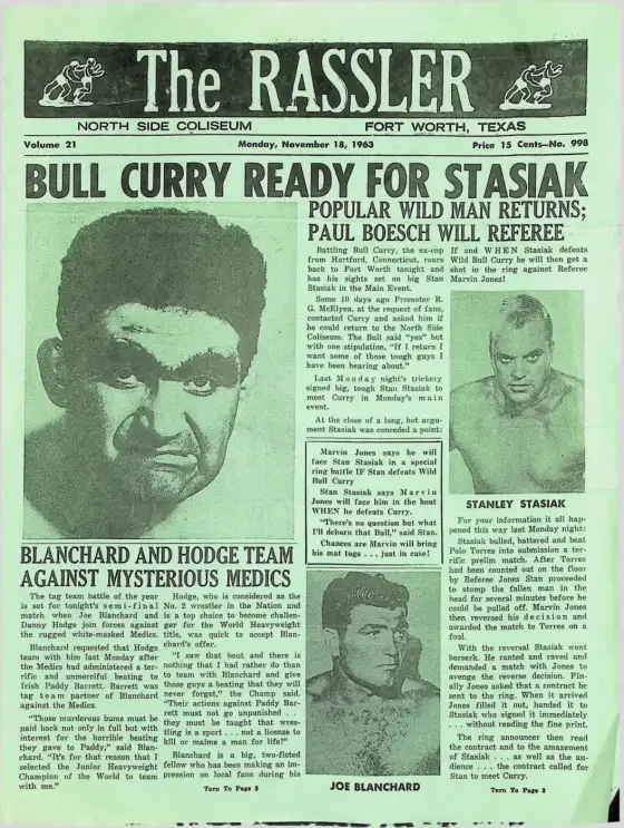 The Rassler, Nov 18 1963