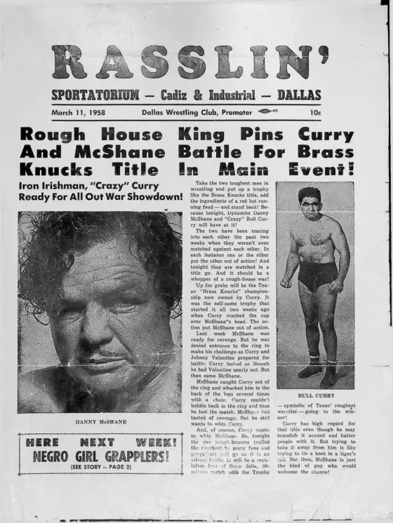 RASSLIN', March 11, 1958