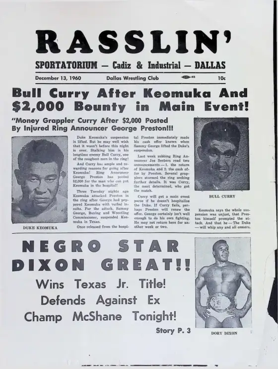 RASSLIN', December 13, 1960