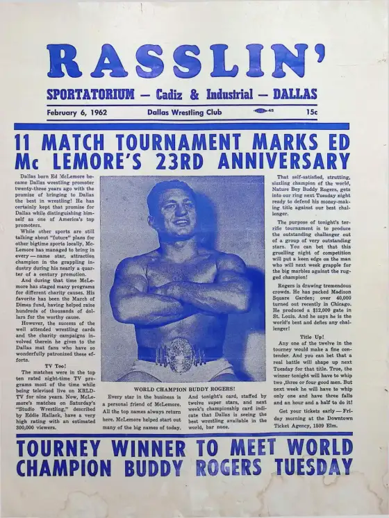 RASSLIN', February 6, 1962
