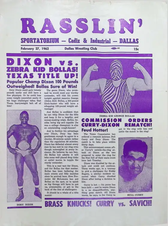 RASSLIN', February 27, 1962