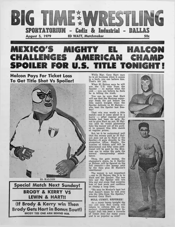 BIG TIME WRESTLING, Apgust 5, 1979