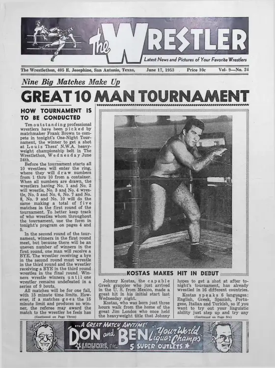 The Wrestler, June 17, 1953
