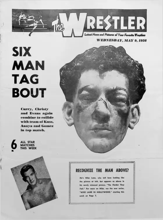 The Wrestler, WEDNESDAY, MAY 9, 1956