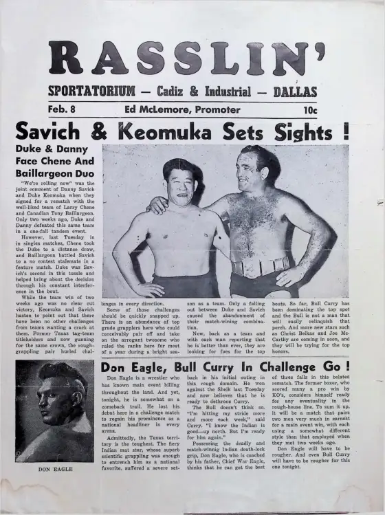 Rasslin, 1955-02-08