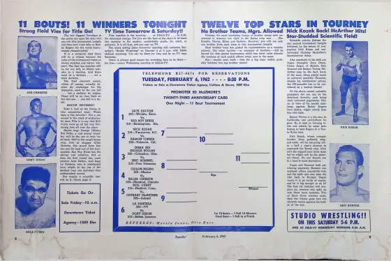 RASSLIN', February 6, 1962