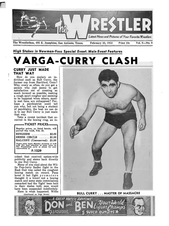 The Wrestler, February 25, 1953