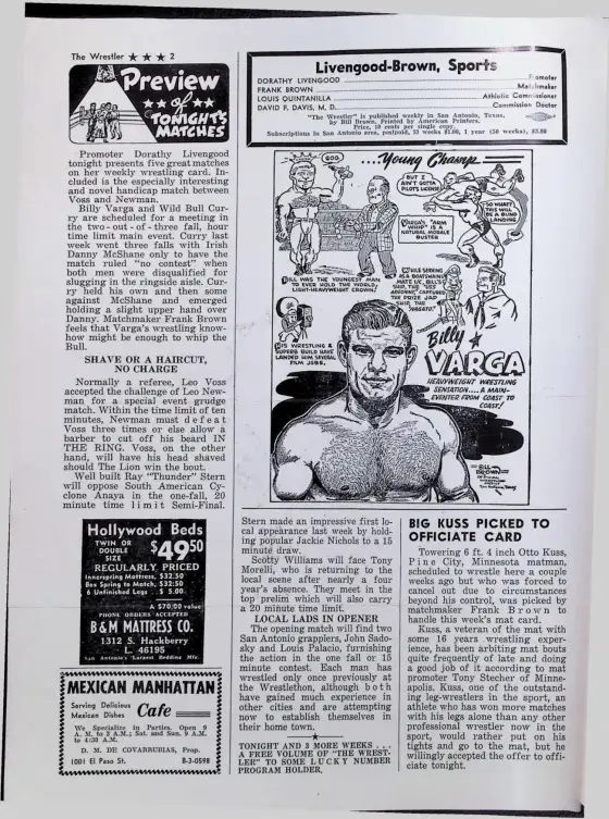 The Wrestler, February 25, 1953