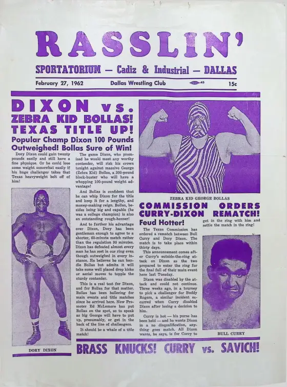 RASSLIN', February 27, 1962